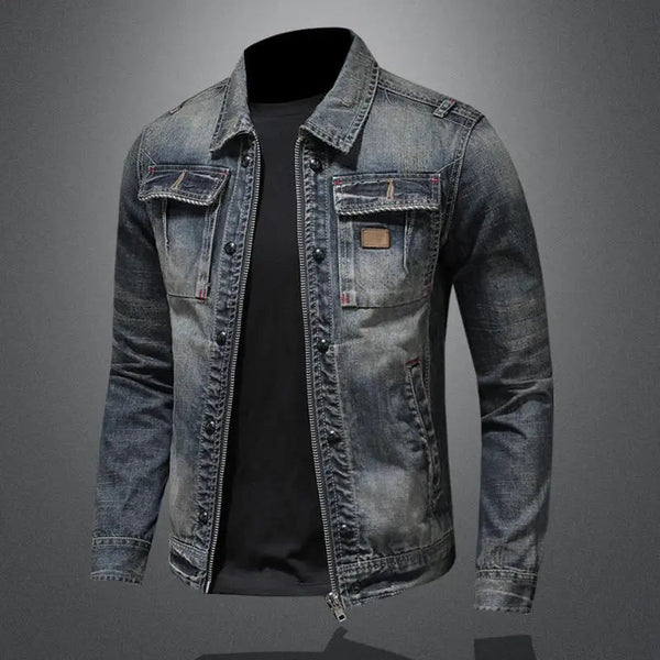 Maxximum| Veste en jean pour hommes Pyery