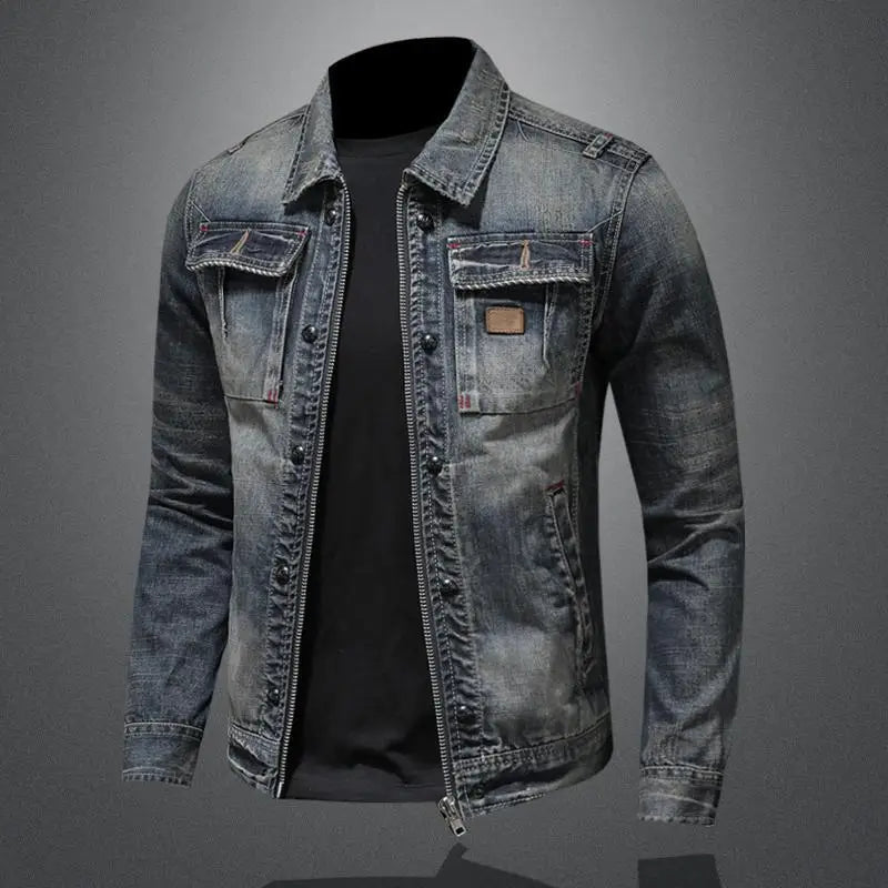 Maxximum| Veste en jean pour hommes Pyery