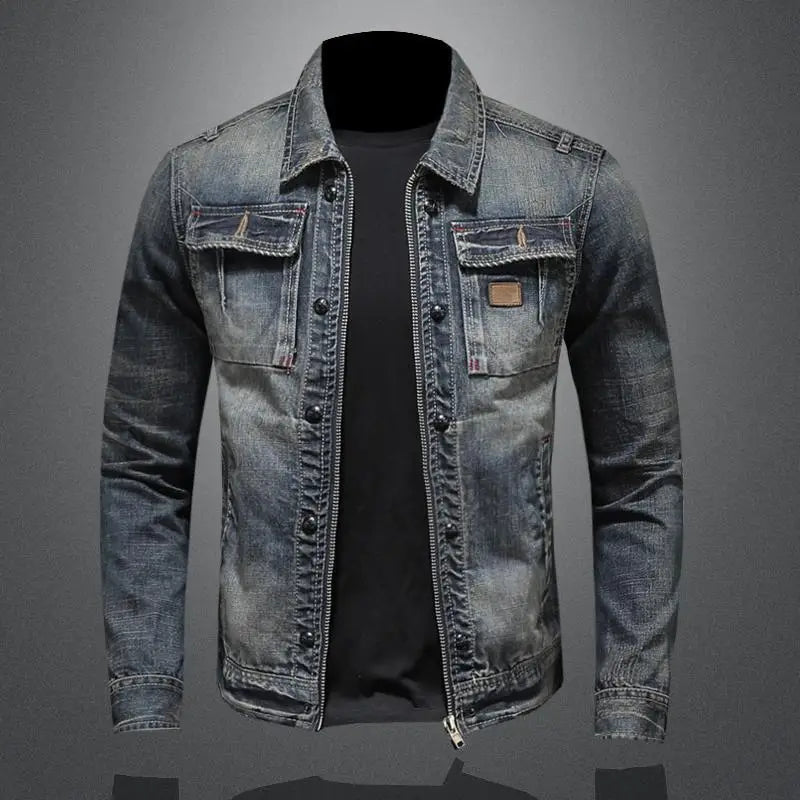 Maxximum| Veste en jean pour hommes Pyery