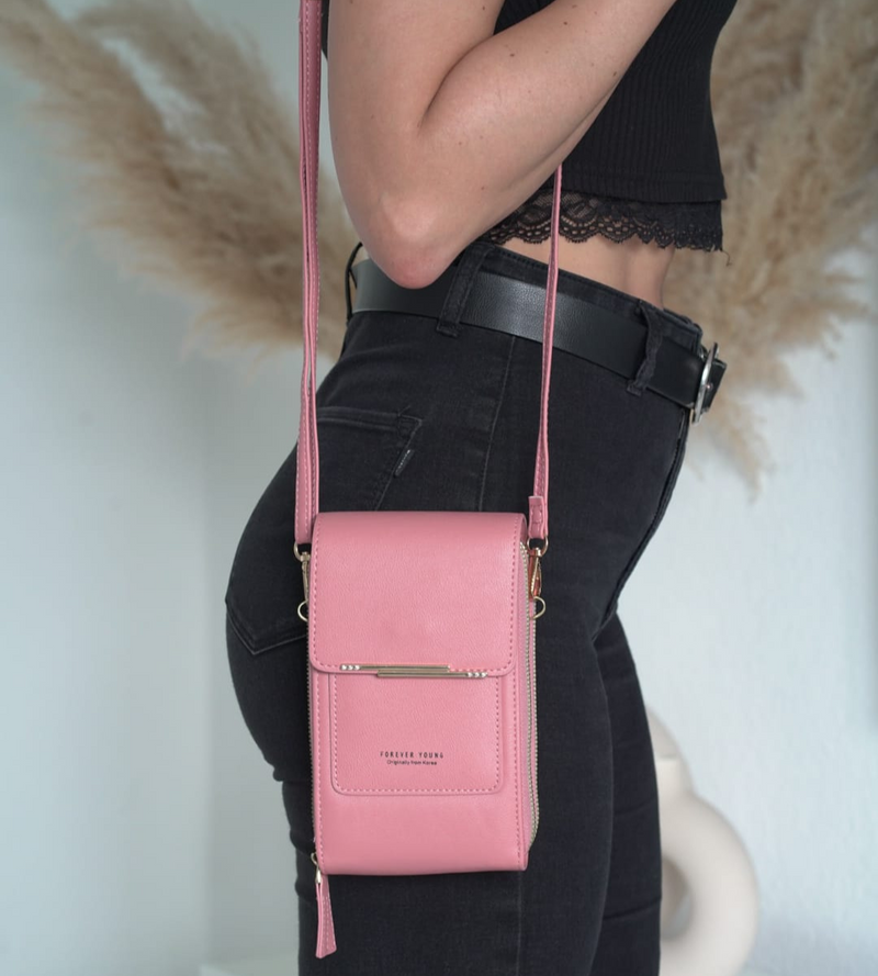 The Max | Sac à bandoulière en cuir avec écran tactile