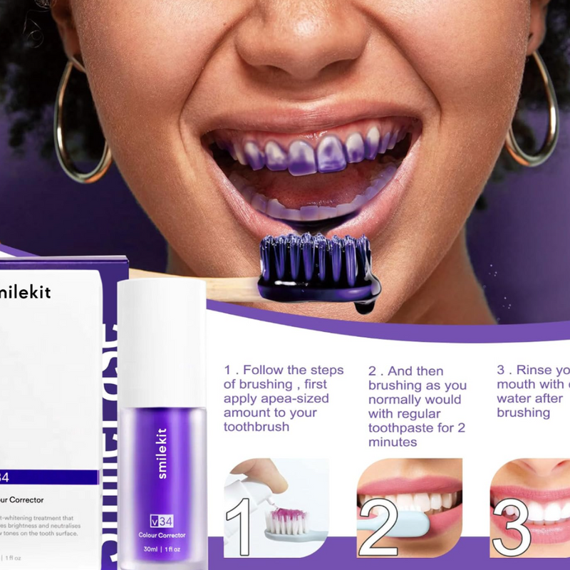 Professional Whitener V34 Smile - Des dents blanches en 7 jours (Dernières unités)