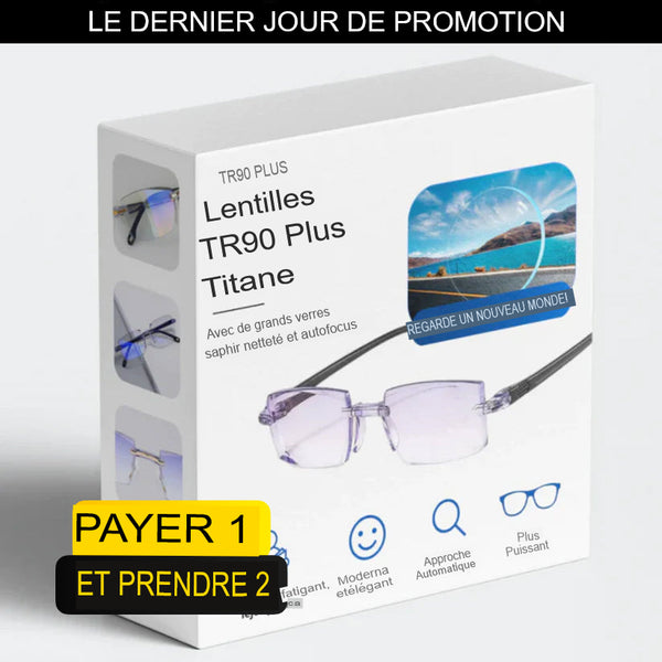 PAY 1 GET 2 | Lunettes Intelligentes TR90 Titanium Pro + Étui Cadeau